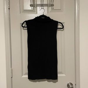 Premise black sleeveless turtleneck sweater